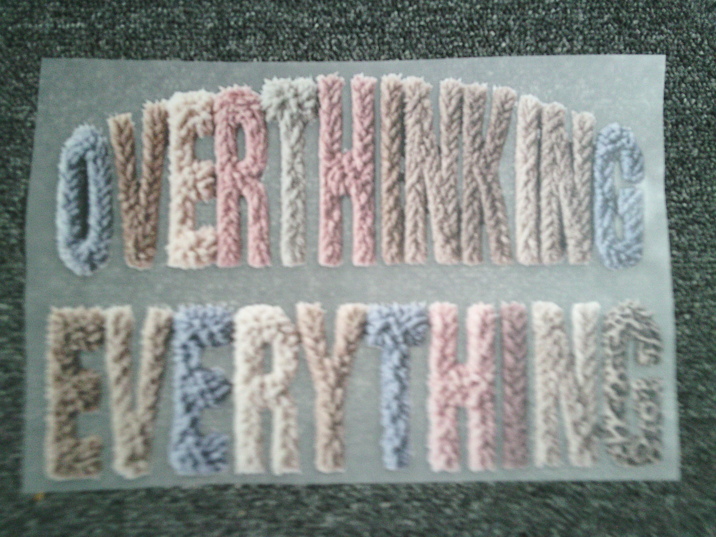 Overthinking Everything (MUST BE ADDED TO SHIRT)
