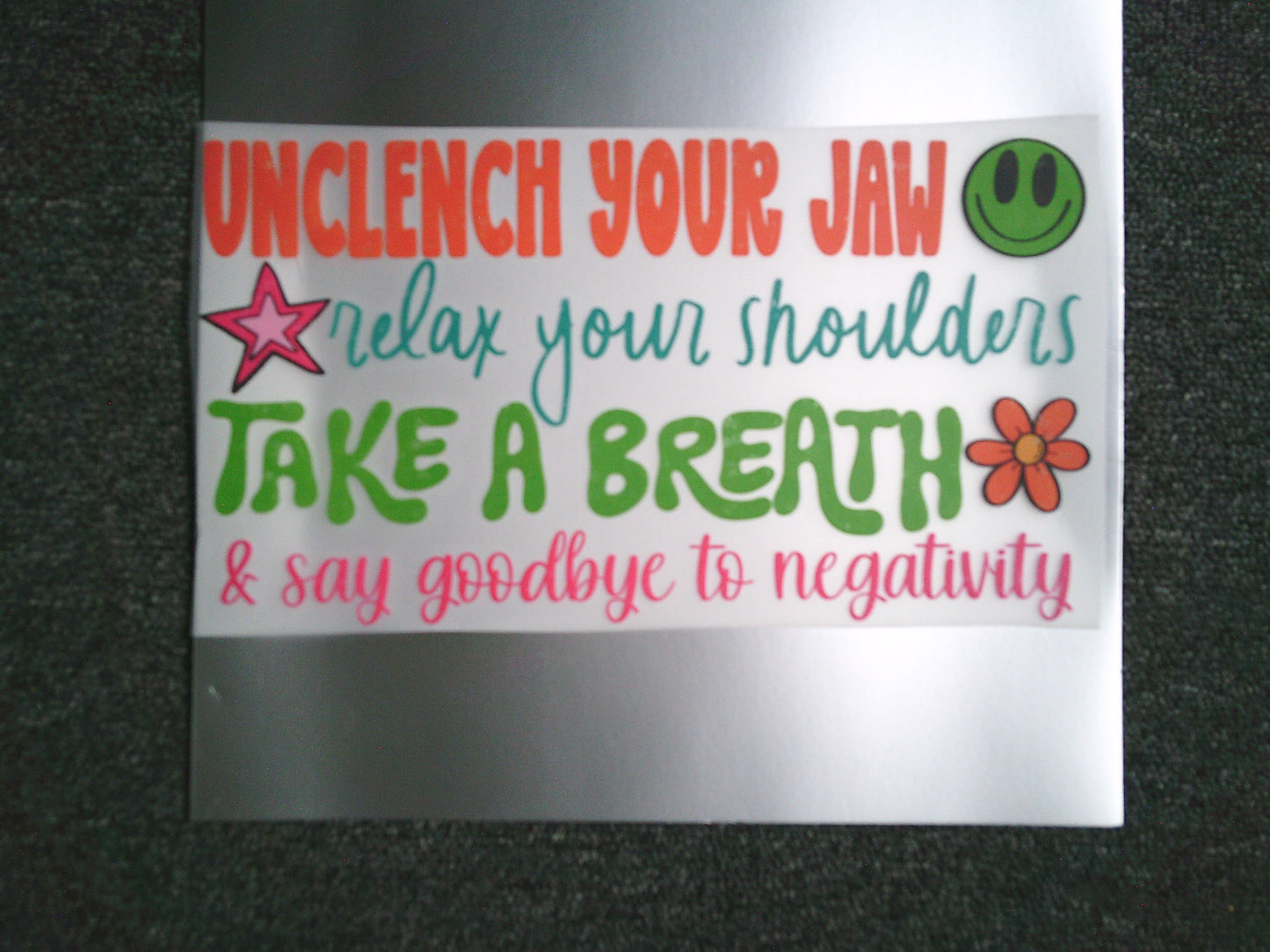 Take a breath (MUST BE ADDED TO SHIRT)