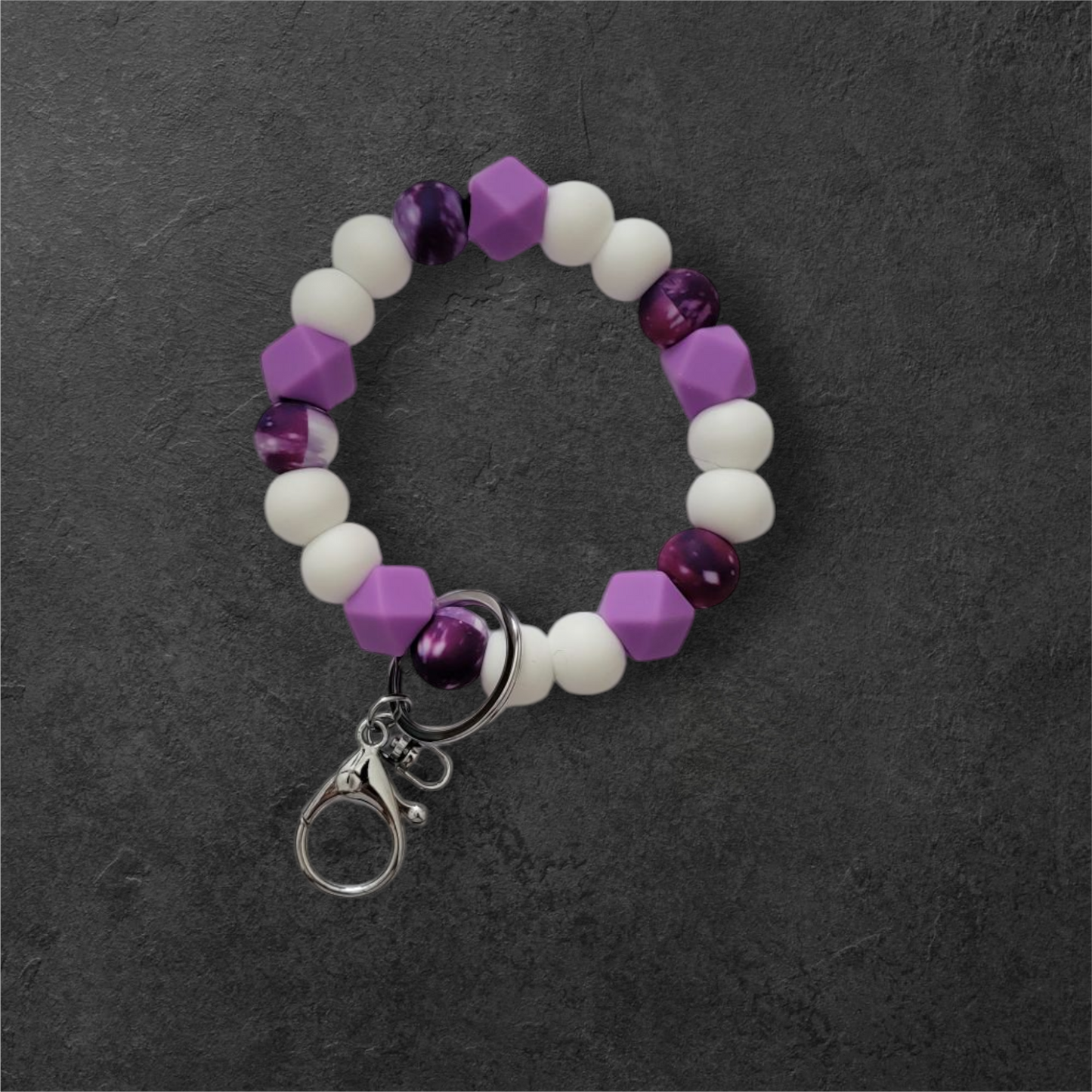 Purple Galaxy Wristlet