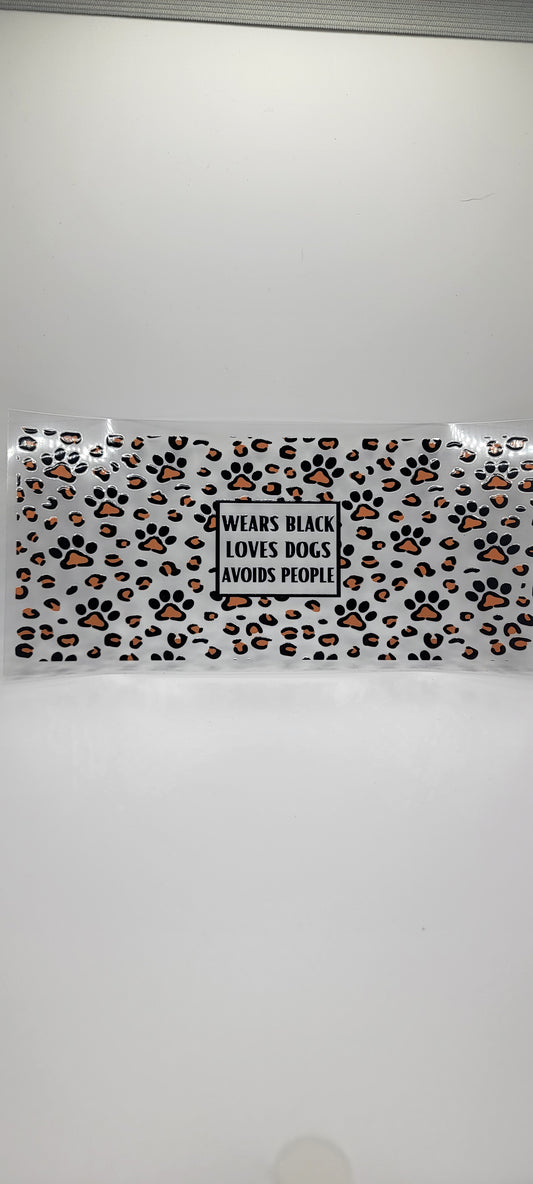 Wears Black - Leopard (MUST BE ADDED TO CUP)