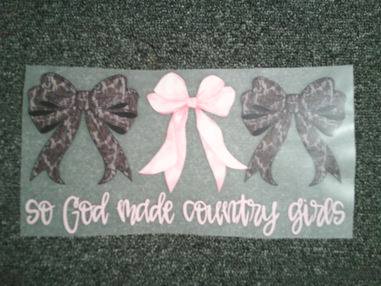So God made Country Girls (MUST BE ADDED TO SHIRT)