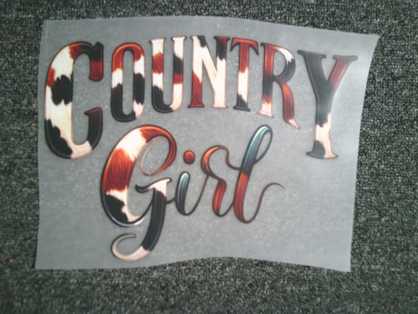 Country Girl (MUST BE ADDED TO SHIRT)