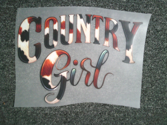Country Girl (MUST BE ADDED TO SHIRT)