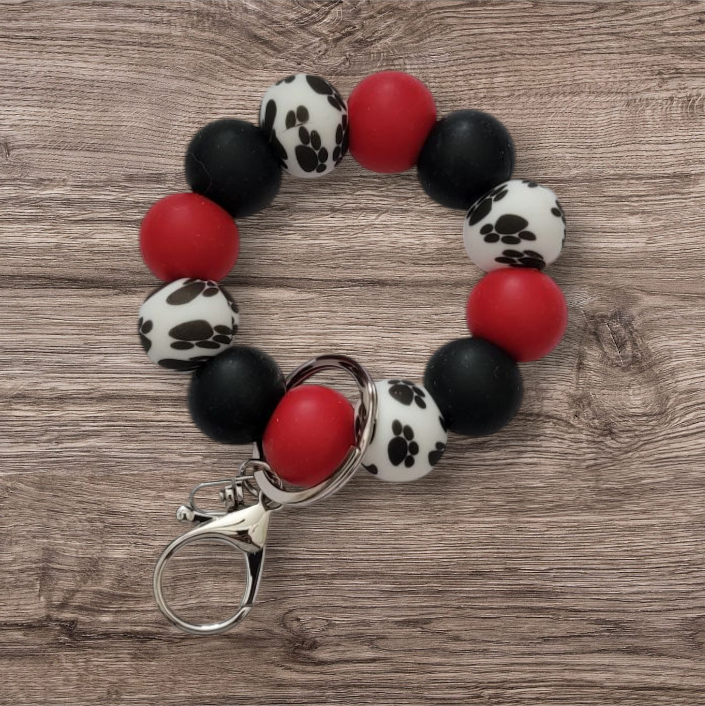 Paw Print Mini Wristlet