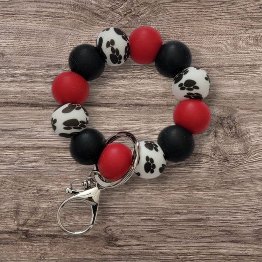 Paw Print Mini Wristlet