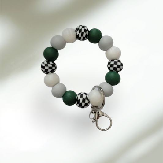 Green Checkered Wristlet 19mm
